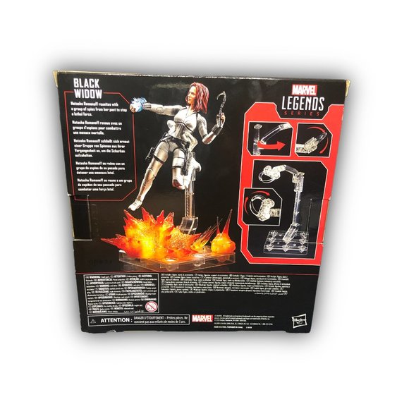 Black Widow figure, Blu 6inch Legends, collectable Marvel Figure - Picture 2 of 6